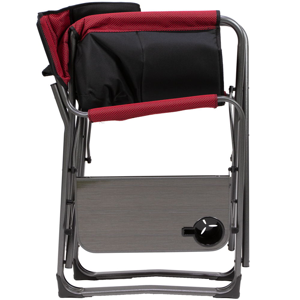 Ozark Trail Camping Director Chair XXL, Red, Adult, 10lbs - image 5 of 9