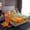 Orange Teal, variant on Castle Fairy International Chess 3pcs Twin Sheet Sets,Geometric Plaid Twin Fitted Sheet,Black White Breathable Flat Sheet,Ultra Soft International Chess Home Decor