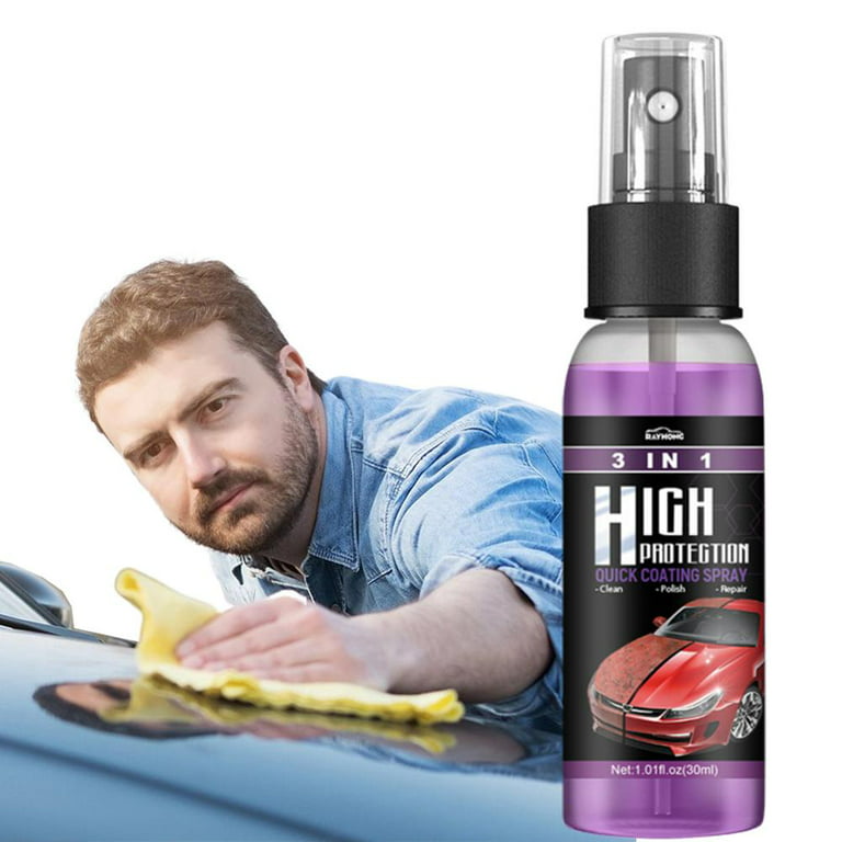 High Protection 3 In 1 Spray, 3 In 1 High Protection Quick Car Coating  Spray, Newbeeoo Car Coating Spray,High Protection Quick Coating Spray,3In1  High