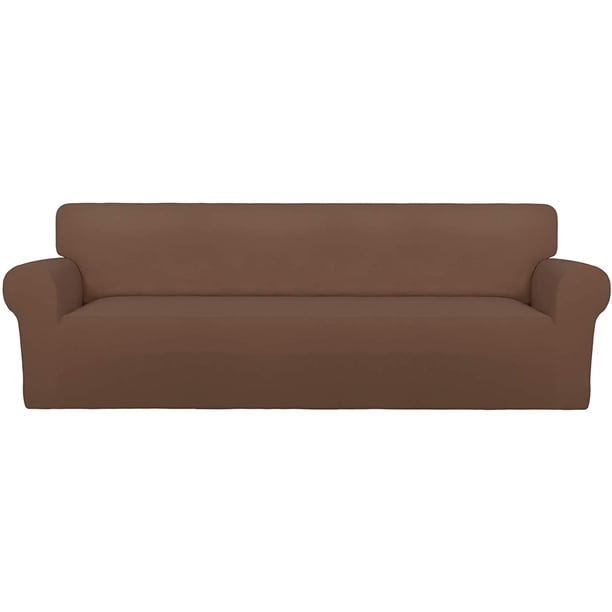 Funda de sofá superelástica para silla, funda de sofá suave antideslizante de licra, protector de muebles lavable con espuma antideslizante y parte inferior elástica para niños, mascotas Adepaton LRWJ066-43