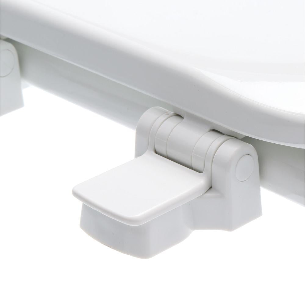 Richfield Lift-Off Never Loosens Round Closed Front Toilet Seat In White