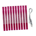 thumbnail image 3 of Juego de 10 tubos de aluminio para carillón de viento, accesorios de repuesto, tubos vacíos para manualidades de exterior y patio. Rosa, 3 of 8