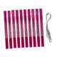 thumbnail image 3 of Juego de 10 tubos de aluminio para carillón de viento, accesorios de repuesto, tubos vacíos para manualidades de exterior y patio. Rosa, 3 of 8