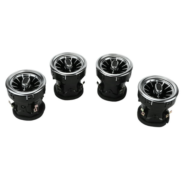 Ventilación De Aire De Turbina, Elegante Luz Ambiental De Turbina Frontal LED Plug And Play 4 Piezas Para Automóvil