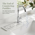 thumbnail image 2 of Unique Bargains Faucet Mat Versatile Kitchen Sink Mat for Home Flower 23.6*3.9 in, 2 of 7