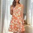 thumbnail image 3 of Juesizh Womens Nightgowns Round Neck Sleep Tank Dress Casual Soft Floral Printed Sleeveless Sleepwear Dress Pajamas, S-2XL, 3 of 7