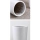 thumbnail image 3 of Maceta de cerámica con orificio de drenaje, for interior y exterior, de pie, grande, color blanco, 3 of 5