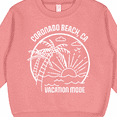 thumbnail image 3 of Inktastic Summer Vacation Mode Coronado Beach California Toddler Sweatshirt, 3 of 4
