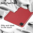 thumbnail image 3 of JETech Case for iPad Pro 11-Inch 2022/2021/2020/2018 Model (4th/3rd/2nd/1st Generation), Protective Hard Back Shell Soft-Touch Tablet Stand Cover, Auto Wake/Sleep (Red), 3 of 7