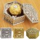 thumbnail image 5 of Wosthever Caja de regalo cuadrada Hexagonal de plástico, caja de recuerdo de boda, apariencia exquisita, cajas de dulces encantadoras para Kits de decoración para fiestas Oro Cuadrado, 5 of 6