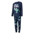 thumbnail image 3 of Meihuid Family Matching Christmas Pajamas Set Long Sleeve Elk Print Tops Plaid Pants XMAS Sleepwear Pjs, 3 of 10
