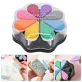 thumbnail image 3 of Tampon encreur coloré en forme de pétale, 8 couleurs, pour scrapbooking, agenda, peinture, accessoire 1002 Magic, 3 of 4
