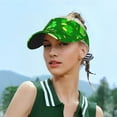 thumbnail image 6 of Xecao St Patrick's Day2 for Adult Sun Cap offers versatile sun protection with adjustable Velcro for a secure fit., 6 of 8