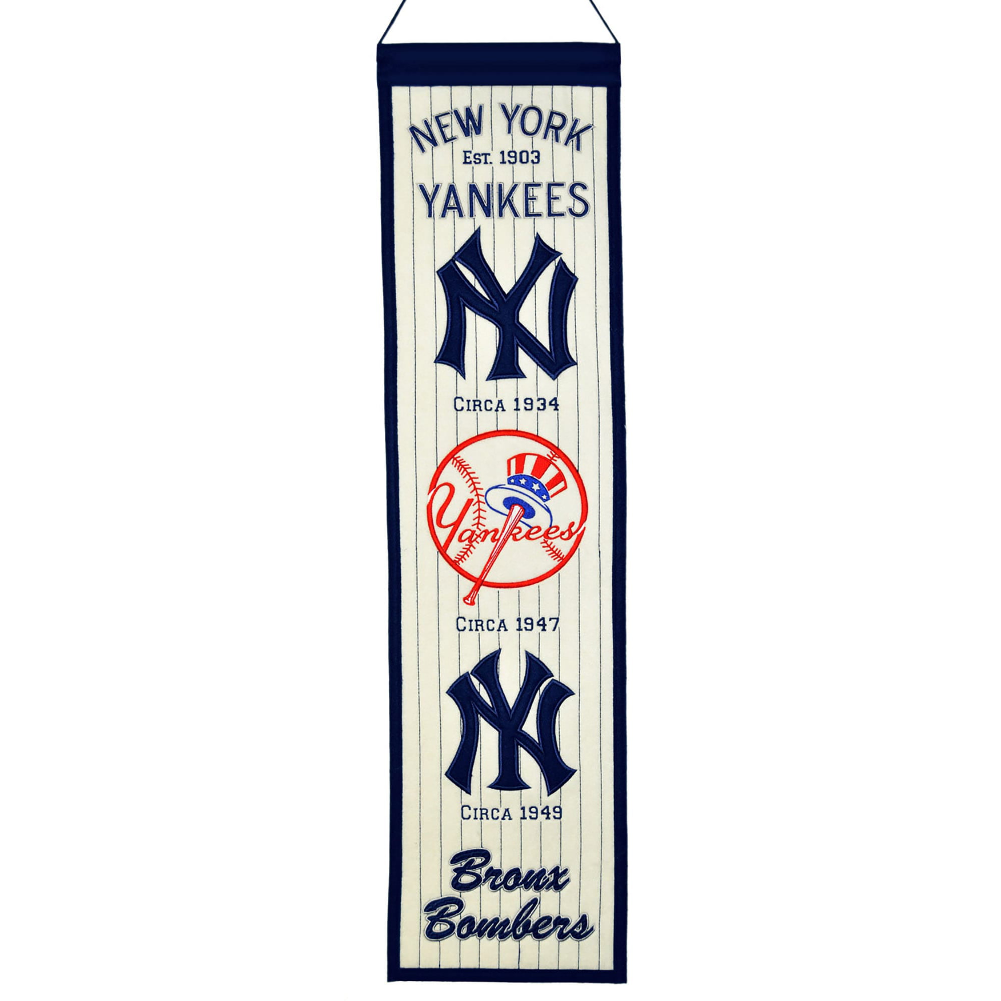 New York Yankees 8 X 32 Heritage Banner
