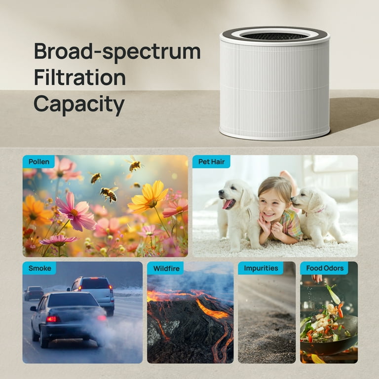 DREO Air Purifier Filter for DR-HAP004 with HEPA Filtration photo 4
