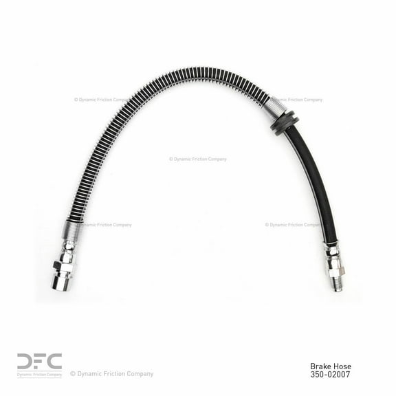 Front Dynamic Friction Company Brake Line Hose 350-02007 For 1986-1991 Porsche 944, 1992-1995 Porsche 968