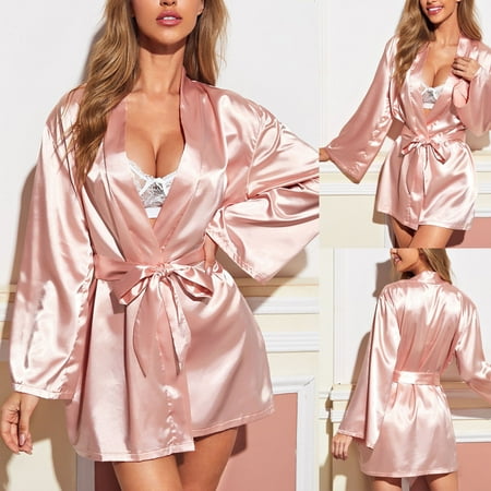 

Yubatuo Lingerie for Women Sexy Nightgown Long Nightgown Can Be Love Nightgown