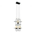 thumbnail image 2 of VONN Lyra 16" ETL Certified Integrated LED Aluminum / Glass Chandelier in Black, 2 of 8