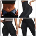 thumbnail image 2 of Pantalones de gimnasio para ejercicio de cintura alta con revestimiento de cintura gruesa para mujer, pantalones de yoga con hebilla para el vientre, pantalones de nueve puntos oso de fresa Juguete, 2 of 6