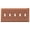 Antique Copper, variant on Amerelle 163T5AC Century Wallplate, 5 Toggle, Steel, Antique Copper, 1-Pack