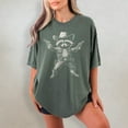 thumbnail image 2 of Vintage Cowboy Raccoon T-Shirt - Funny Western Graphic Tee, 2 of 2