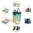 thumbnail image 4 of Sikiie Starfish And Seashell On The Beach Square Laundry Bag Large Collapsible Dirty Clothes Bags With Handles Waterproof Essentials Storage For College Dorm, Family, 4 of 5