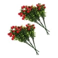 thumbnail image 1 of unbranded 6Ud Ramas Artificiales De Cereza Con Rojas Para De Hogar Y Fiesta, 1 of 7