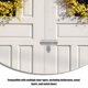 thumbnail image 4 of FOMIYES 1Jgo Para Puerta De Inoxidable Plata Seguridad Resistente Para Hogar Y Oficina, 4 of 8