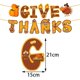 thumbnail image 2 of carte De Gteau De Thanksgiving, Merci, Fte Thme, Drapeau, Bannire, Paquet De Drapeau En Ballon, 2 of 4