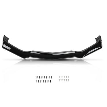 Front Bumper Lip Splitter Glossy Black Fit For 2020-2024 Corvette C8 GM 5VM Style