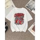 thumbnail image 1 of Camiseta unisex con estampado de cerezas, cuello redondo, manga corta, informal, para uso diario, para mujer, para todas las estaciones, para hombre., 1 of 7