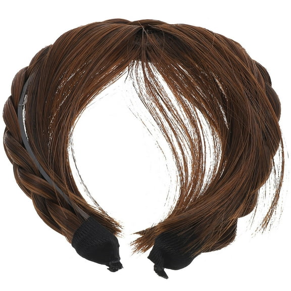 MEIBUTYUP Synthetic Hair Extensions Headband, Fiber, 1 Piece, Natural Look, Comfortable Fit