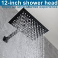 thumbnail image 2 of Set de grifos de ducha POP SANITARYWARE Black Rainfall 30 cm, 2 of 7