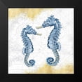 thumbnail image 2 of Reed, Tara 20x20 Black Modern Framed Museum Art Print Titled - Deep Blue Sea VIII White Gold, 2 of 5