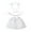 a-White348, variant on FINALGANG Girls Kids Solid Color Sparkly Tulle Tutu Skirt With Bow Tie Tail Cat Ear Headband Fluffy Layered Skirt For Party Performance Daily Wear Coffee 9-11 Years
