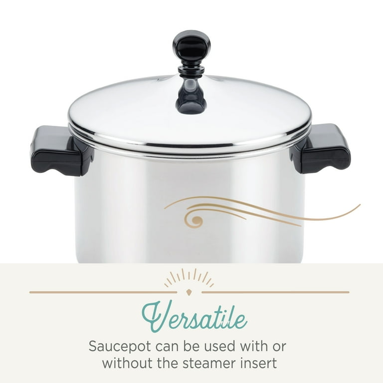 Farberware 8 Quart Classic Series Stockpot with Lid Stainless Steel Silver Walmart