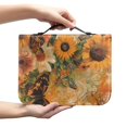 thumbnail image 2 of HELLHERO Butterfly Flower Bible Covers, Large Capacity PU Leather Church Bible Bag for Prayer Christian Prayer, Multi-Pockets Bible Cover Carrier Carrying Organizer Bag, 2 of 12