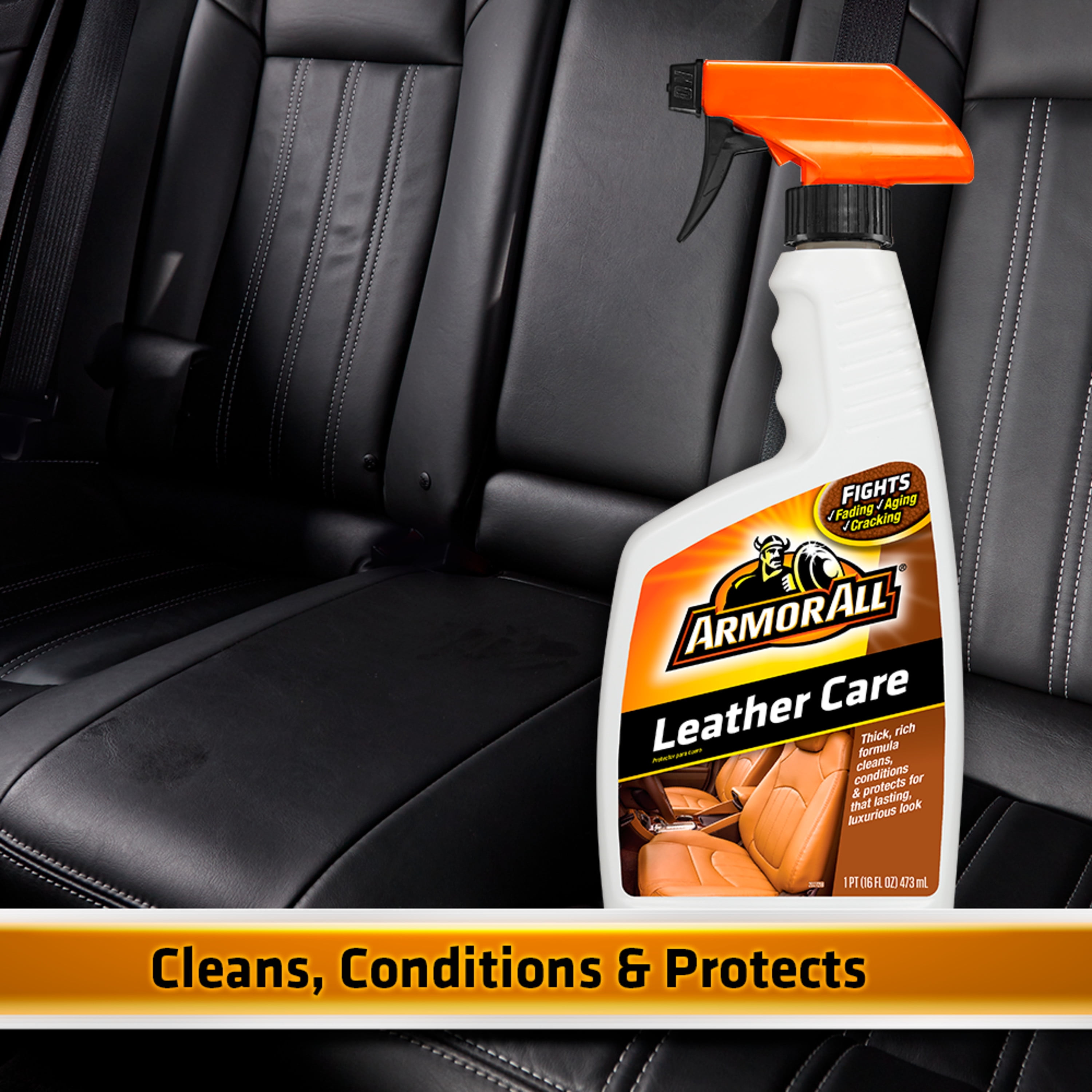 SHINE ARMOR Leather Cleaner & Conditioner Protector for Couches Car  Interior Apparel Furniture and Deicer Spray for Car Windshield Windows  Wipers and