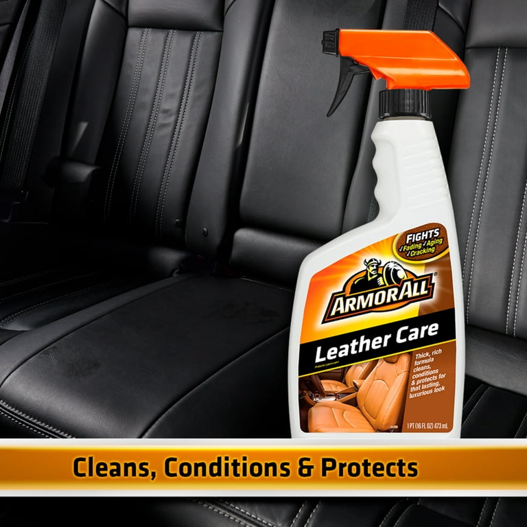  Armor All Car Leather Cleaner Spray, Beeswax Leather