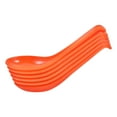 thumbnail image 5 of IDEANATEGRATE Serving Spoon Spoons for Soup Orange Plastic 6Pcs, 5 of 7