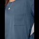 thumbnail image 4 of Tops de Larga para Mujer, Holgados, Bonitos, Gruesos, para Otoño e Invierno, Ropa de Crucero A Azul M, 4 of 9