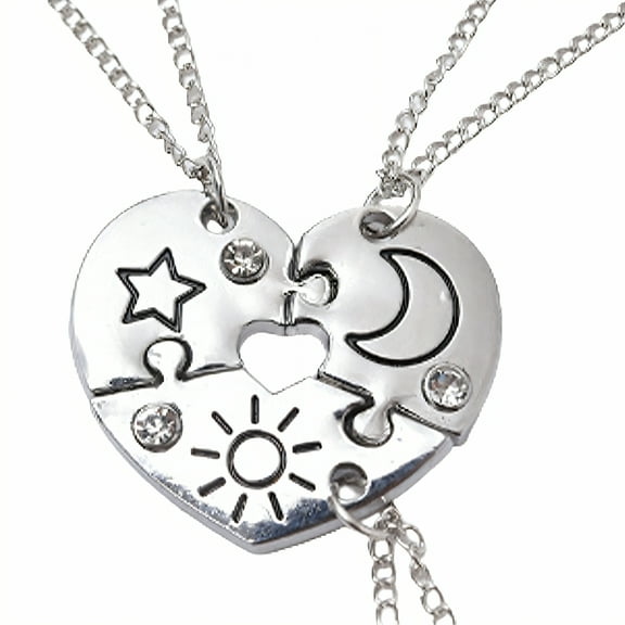 DESIGNICE 2Pcs Silver Necklace,Thin Structure Cute Necklace for Women,Flowing Movement Mom Necklace for Women,Silver Plated