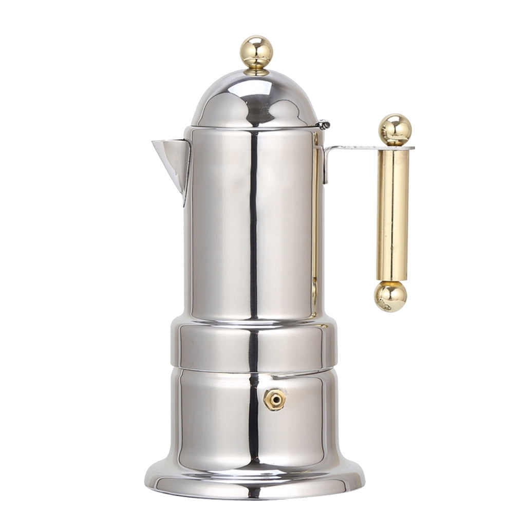 Stovetop Coffee Maker Pot Mocha Latte Percolator Stainless Steel Teapot Machines Stovetop Coffee Maker Pot Mocha Latte Percolator Stainless Steel Teapot Machines