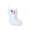 D, variant on Knitted Christmas Stockings with Initials, 6.3''x7.8'' White Custom Embroidery Christmas Stockings with Letter, Personalized Xmas Decoration for Holiday Family Party - V