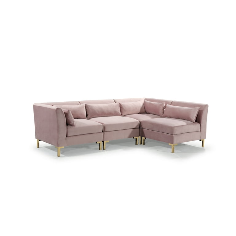 Blush corner sofa discount