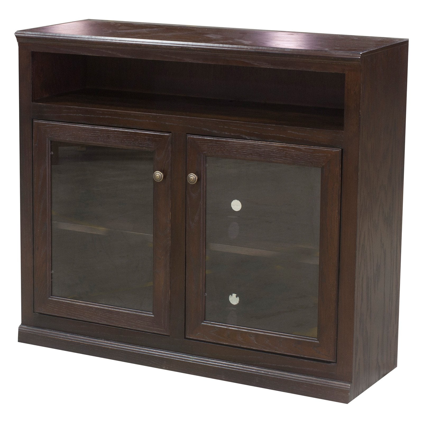 Eagle Furniture 45 in. Simply Oak Entertainment Console with 2 Glass