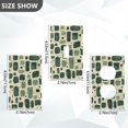 thumbnail image 7 of Yayeee Duplex Wall Plate 1-Gang 4.5"x2.7" Home Receptacle Light Switch Decorative Outlet Cover, Green Geometric, 7 of 7