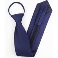 thumbnail image 2 of SURJDE Men's Boy's Zipper Tie Business Wedding Solid Checks Striped Designer Necktie, 2 of 3