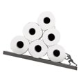 thumbnail image 3 of Soporte para papel higiénico, decoración de metal, almacenamiento de papel higiénico para baño, cesta de pañuelos independiente, organizador de papel higiénico para rollos adicionales, 3 of 5