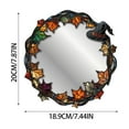 thumbnail image 3 of Mirror Sticker - Halloween Window Clings Self Adhesive Static Decals For Glass Doors Bathroom & Bedroom Wall Decor - Household Pendant - Hangs, 3 of 6